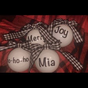 Personalized Christmas Ornaments